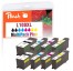 315297 - Peach Spar Pack Tintenpatronen kompatibel zu Lexmark No. 100XLBK*2/C/M/Y, 14N1092-95