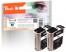 318798 - Peach Doppelpack Tintenpatronen schwarz kompatibel zu HP No. 88XL bk*2, C9396AE*2