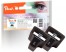 319217 - Peach Doppelpack Tintenpatrone schwarz kompatibel zu HP No. 363 bk*2, C8721EE