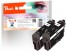320113 - Peach Doppelpack Tintenpatronen schwarz kompatibel zu Epson T2981, No. 29 bk*2, C13T29814010*2